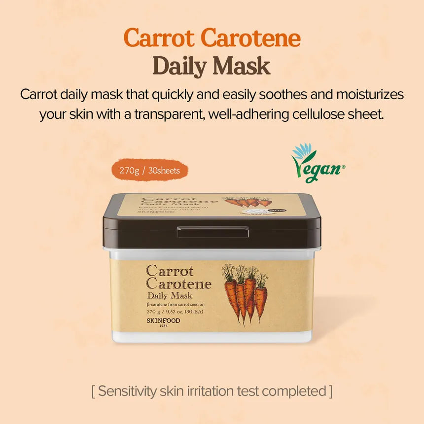 SKINFOOD - Carrot Carotene Daily Mask